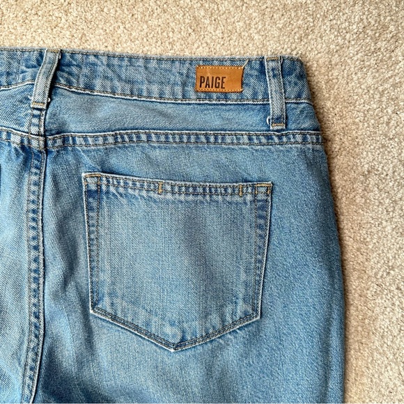 Paige Patchwork Crop Jeans, Size 27 - Picture 9 of 10